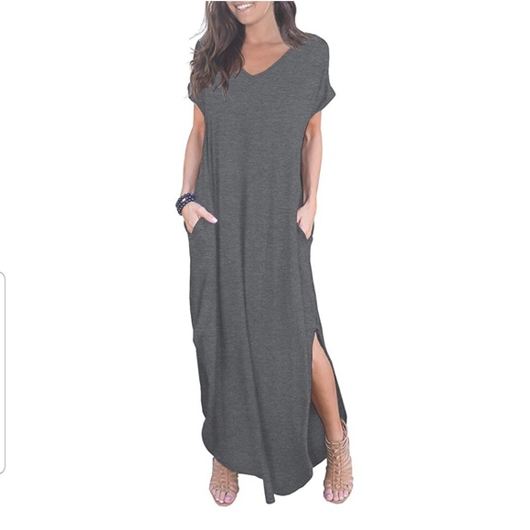 Dresses & Skirts - Casual Loose Pocket Long Maxi Dress